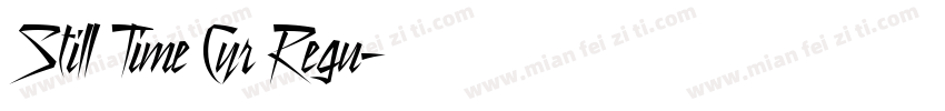 Still Time Cyr Regu字体转换